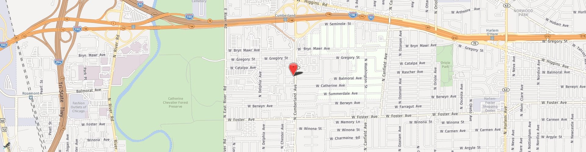 Location Map: 5440 N Cumberland Ave Chicago, IL 60656